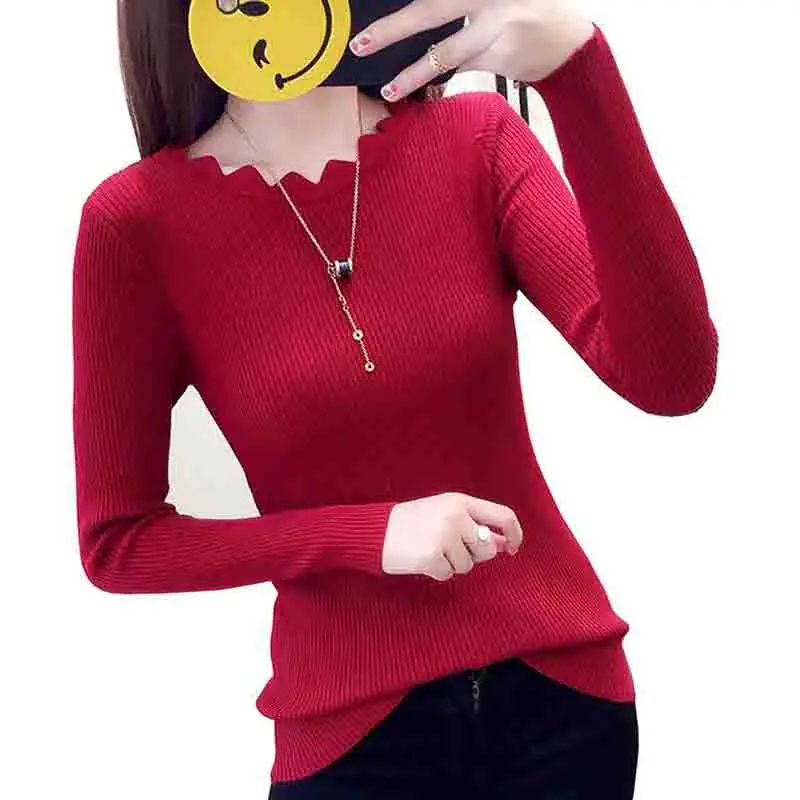 Autumn Winter Women Sweater 2019 Korean all-match Long sleeve knit Sweater Pullover Slim bottoming Shirt Female Jumper Tops
Autumn Winter Women Sweater 2019 Korean all-match Long sleeve knit Sweater Pullover Slim bottoming Shirt Female Jumper Tops