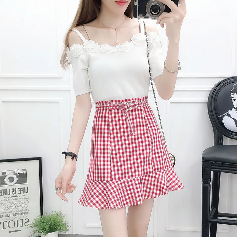 Temperament Lady Suit Sukol Teens Girls Summer 2019 New Korean Students Fresh And Lovely One-shoulder Top + Fishtail Skirt
Temperament Lady Suit Sukol Teens Girls Summer 2019 New Korean Students Fresh And Lovely One-shoulder Top + Fishtail Skirt