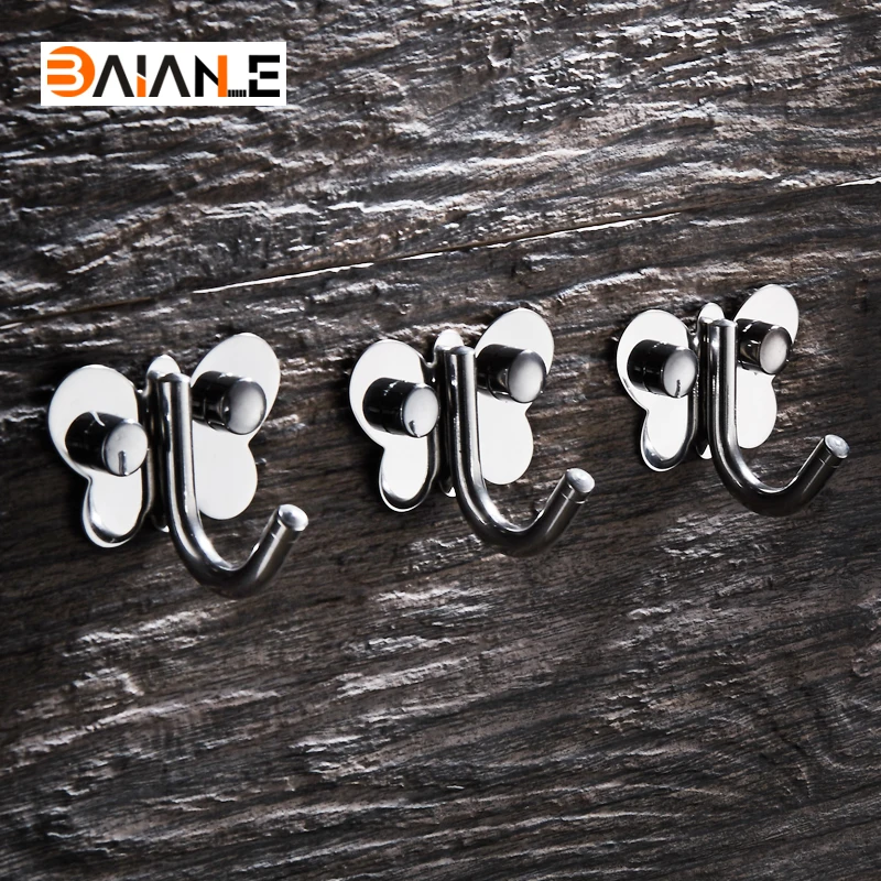 Robe Hooks Stainless Steel Waterproof Wall Hooks for Robe Coat Towel Keys Bags-Home Kitchen Bathroom
Robe Hooks Stainless Steel Waterproof Wall Hooks for Robe Coat Towel Keys Bags-Home Kitchen Bathroom