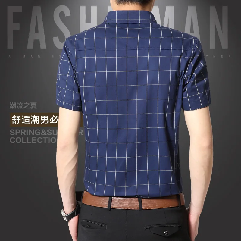 Plaid Men Shirts Nice New Fashion Pop Sale Short Sleeve Mens Dress Shirts Brand Clothing Casual Shirt Chemise Homme Plus M-7XL
Plaid Men Shirts Nice New Fashion Pop Sale Short Sleeve Mens Dress Shirts Brand Clothing Casual Shirt Chemise Homme Plus M-7XL