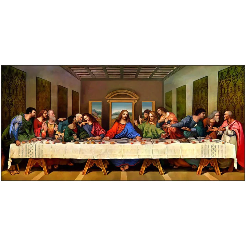 Diamond Painting "Jesus Last Supper" 5D Full Square/Round Drill Embroidery Cross Stitch Handmade Art Faith Wall Sticker Gift
Diamond Painting "Jesus Last Supper" 5D Full Square/Round Drill Embroidery Cross Stitch Handmade Art Faith Wall Sticker Gift