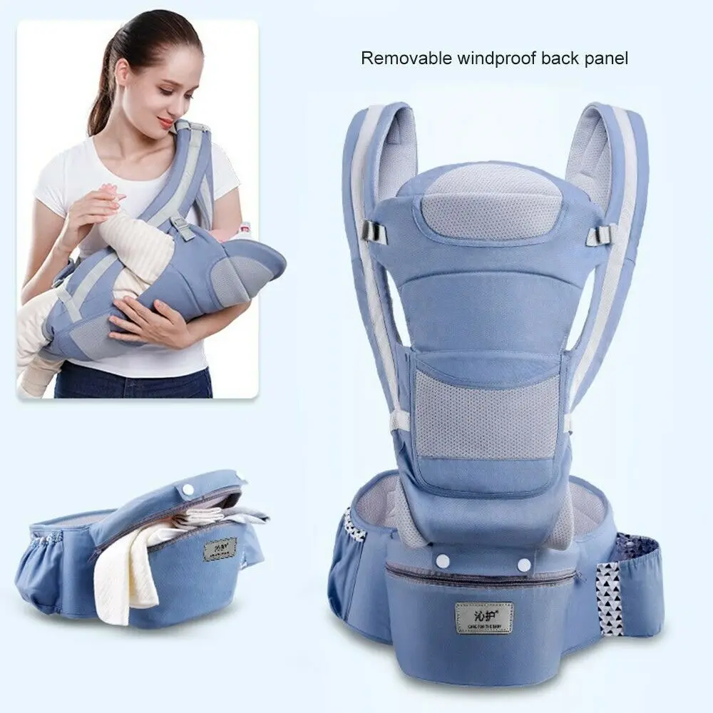 Baby Carriers Backpack Soft Comfortable Baby Carrier Wrap Cotton Breathable Wrap Kangaroo Bag Odorless Infant HipSeat
Baby Carriers Backpack Soft Comfortable Baby Carrier Wrap Cotton Breathable Wrap Kangaroo Bag Odorless Infant HipSeat