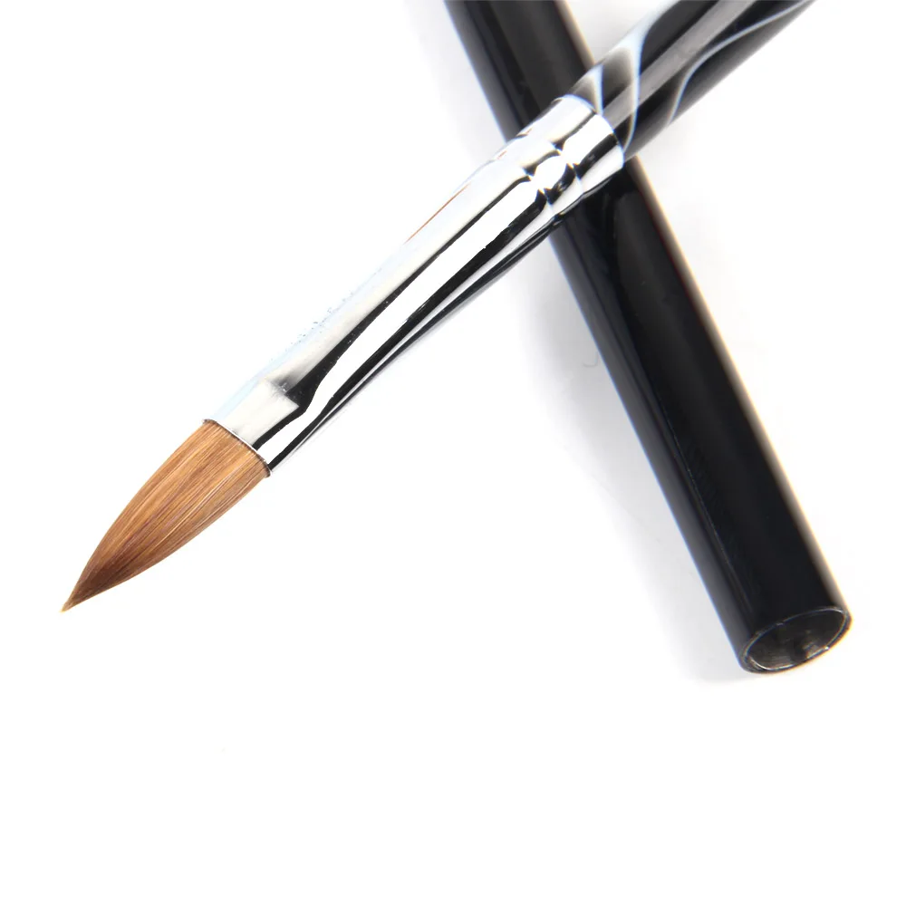 ANGNYA Tip Head Metal Handle #10 Kolinsky Hair Professional Diamond UV Gel Polish DIY Painting Nail Acrylic Brush with Cover
ANGNYA Tip Head Metal Handle #10 Kolinsky Hair Professional Diamond UV Gel Polish DIY Painting Nail Acrylic Brush with Cover