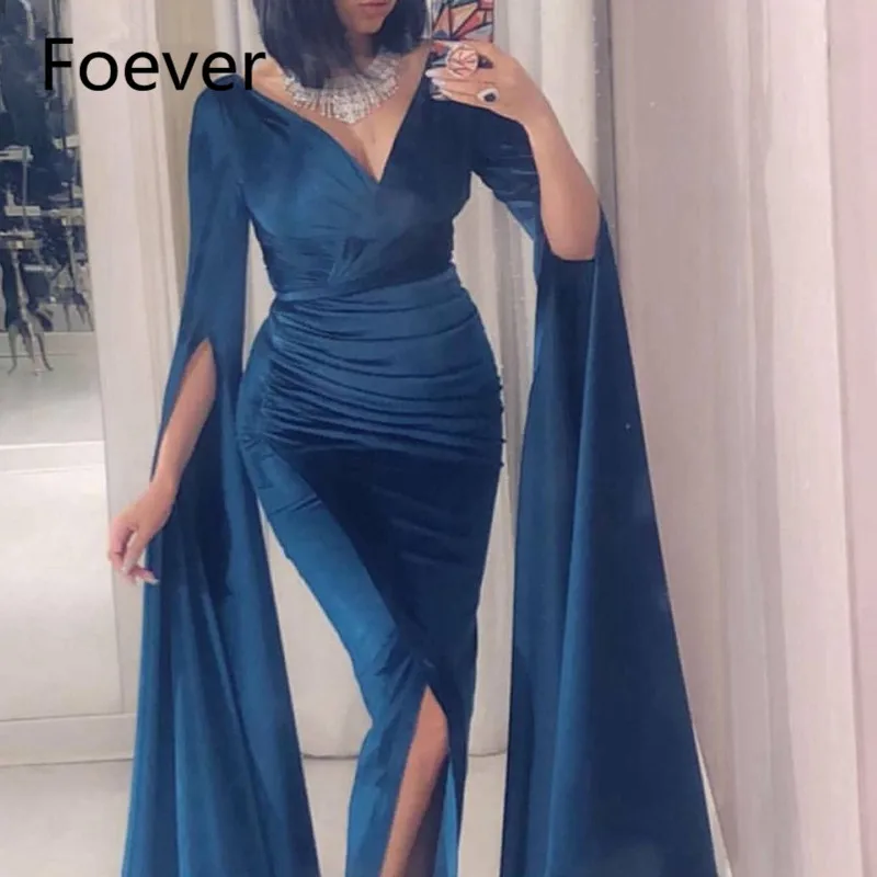 New Arrival Velvet Mermaid evening dress Party 2019 V Neck Vestido de festa longo Navy Blue muslim evening dresses
New Arrival Velvet Mermaid evening dress Party 2019 V Neck Vestido de festa longo Navy Blue muslim evening dresses