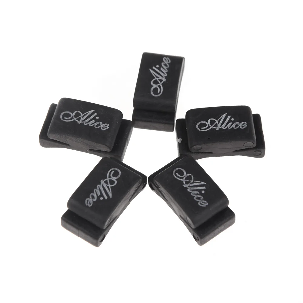 5pcs Black Rubber Guitar Pick Holder Fix on Headstock for Guitar Bass Ukulele - Alice
5pcs Black Rubber Guitar Pick Holder Fix on Headstock for Guitar Bass Ukulele - Alice
