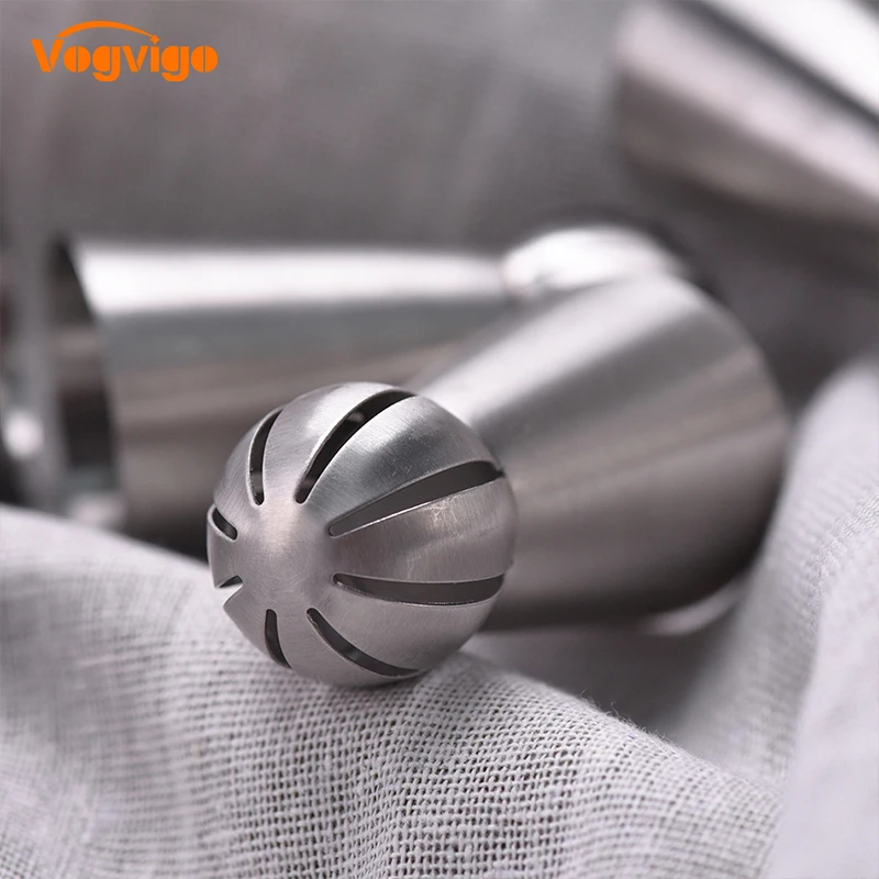 VOGVIGO Cake Decorating Tools 304 Stainless Steel Nozzles Dessert Decorators Ball Nozzles Flower Decor Confectionery Nozzles
VOGVIGO Cake Decorating Tools 304 Stainless Steel Nozzles Dessert Decorators Ball Nozzles Flower Decor Confectionery Nozzles