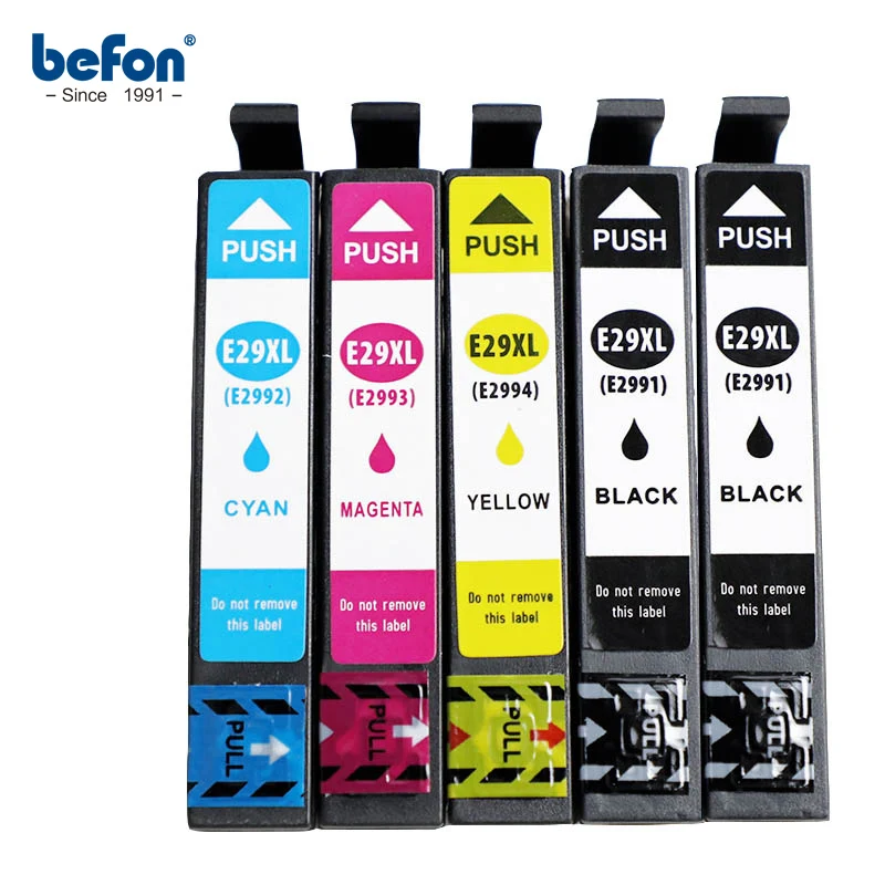 befon Ink Cartridge 29 29XL T2991T2991XL Compatible for Epson XP235 XP247 XP245 XP332 XP335 XP342 XP345 XP435 XP432 XP442
befon Ink Cartridge 29 29XL T2991T2991XL Compatible for Epson XP235 XP247 XP245 XP332 XP335 XP342 XP345 XP435 XP432 XP442