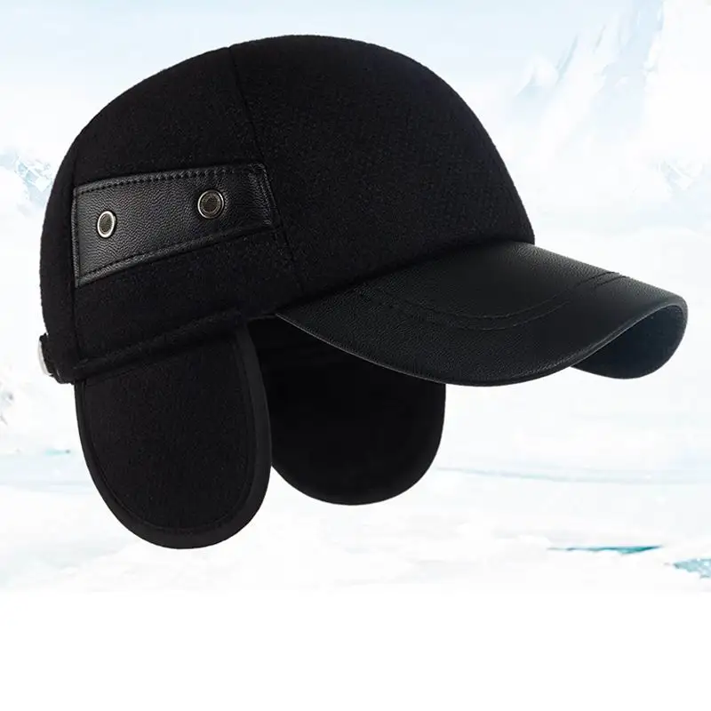 GBCNYIER Ear Protection Male Winter Hat Thick Woolen Outdoor Keep Warm Windproof Cap Father Grandfather New Year Gift
GBCNYIER Ear Protection Male Winter Hat Thick Woolen Outdoor Keep Warm Windproof Cap Father Grandfather New Year Gift