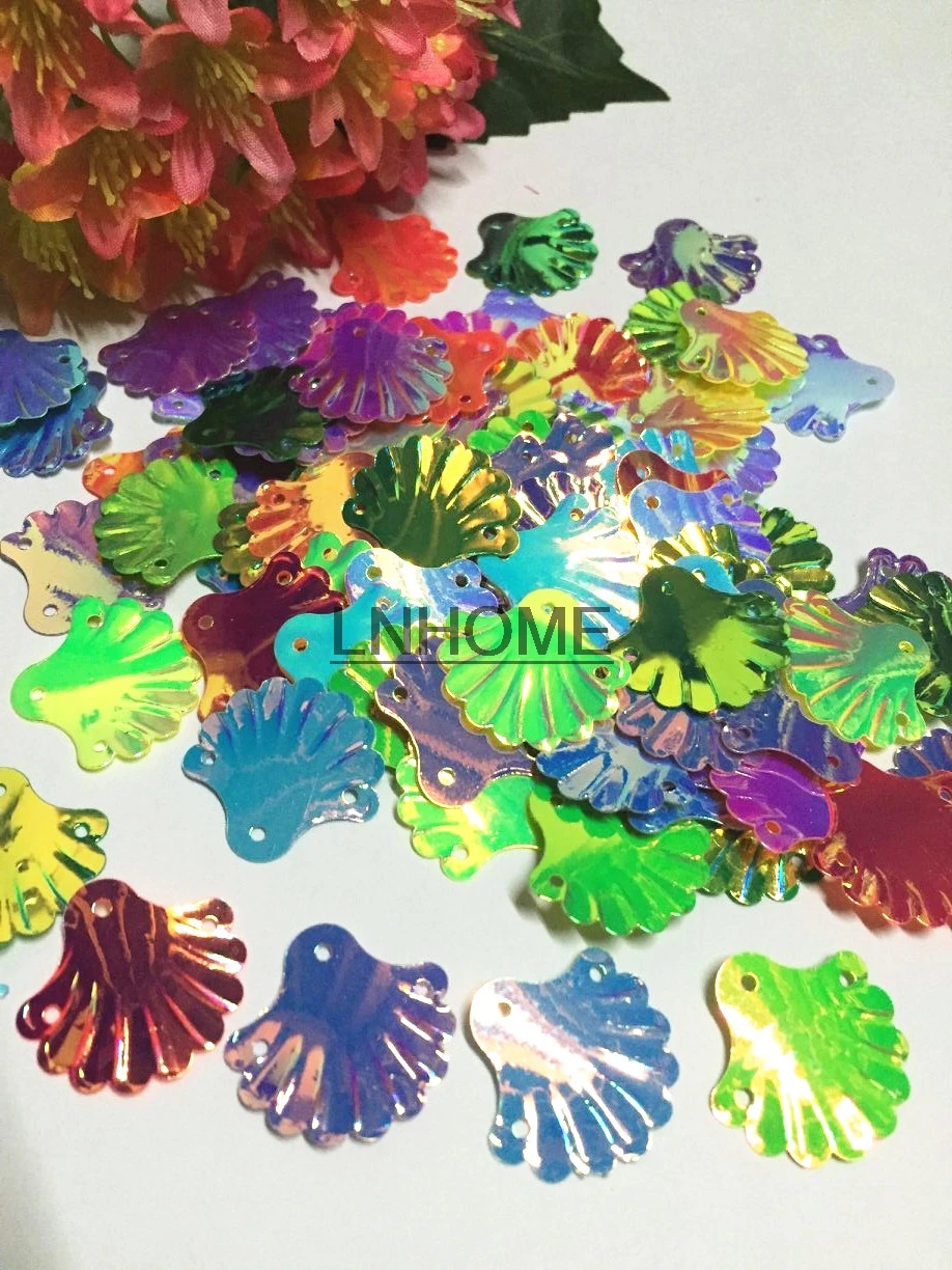 200 шт. юбка для девочек блестки 22 мм ПВХ плоская с 3 отверстиями форма корпуса