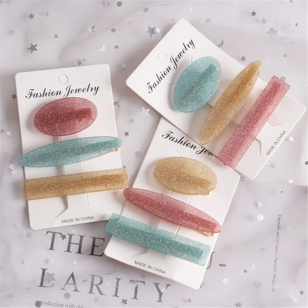 1/3 PCS Sweet Fashion Acetic Acid Hair Clips Shiny Hairpin Geometric Barrette Women hair Accessories
1/3 PCS Sweet Fashion Acetic Acid Hair Clips Shiny Hairpin Geometric Barrette Women hair Accessories