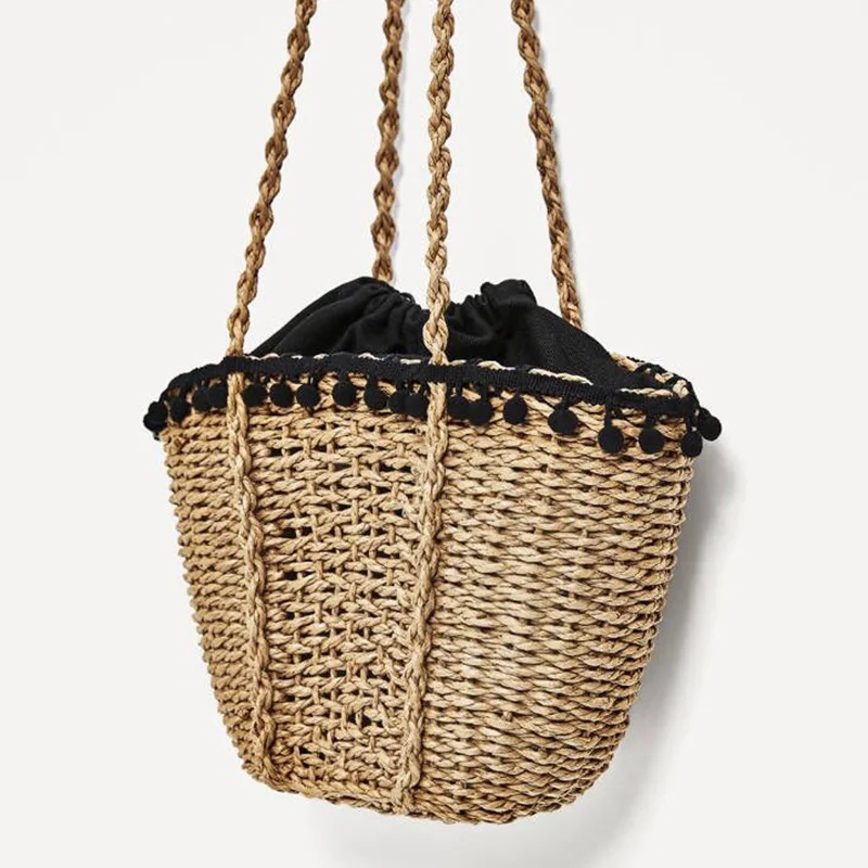 Hot Selling Women Lady Girl Straw Shoulder Bag Woven Drawstring Vintage For Travel Beach Holiday -B5
Hot Selling Women Lady Girl Straw Shoulder Bag Woven Drawstring Vintage For Travel Beach Holiday -B5