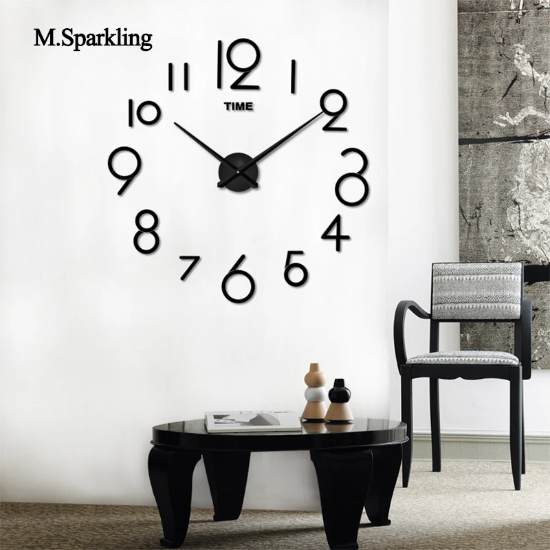 M.Sparkling 3D round wall clock modern brief design bedroom DIY wall clocks self adhesive mute clocks creative home decoration
M.Sparkling 3D round wall clock modern brief design bedroom DIY wall clocks self adhesive mute clocks creative home decoration