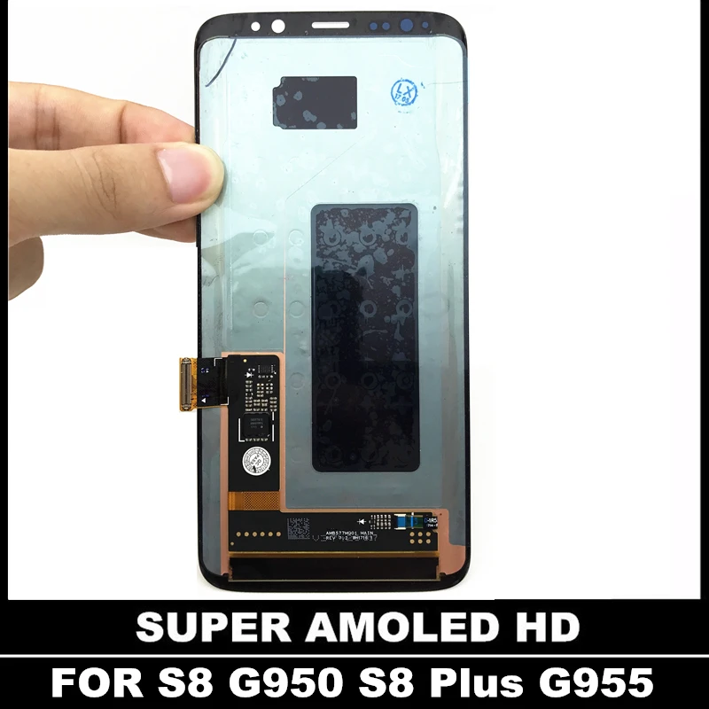 Высокое качество LCDS дисплей для Samsung Galaxy S8 G950 Plus G955 Super AMOLED LCD кодирующий