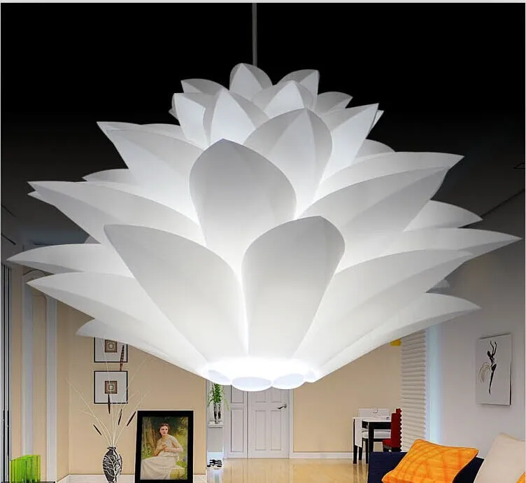DIY Modern pinecone Pendant light creative lily lotus novel led e27 35/45/55cm iq puzzle hanging lamp white
DIY Modern pinecone Pendant light creative lily lotus novel led e27 35/45/55cm iq puzzle hanging lamp white
