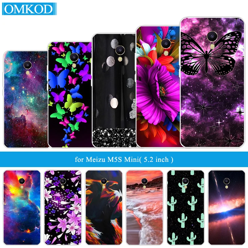 Мягкий силиконовый чехол для Meizu M5S mini матовый задней панели сверхтонкий из