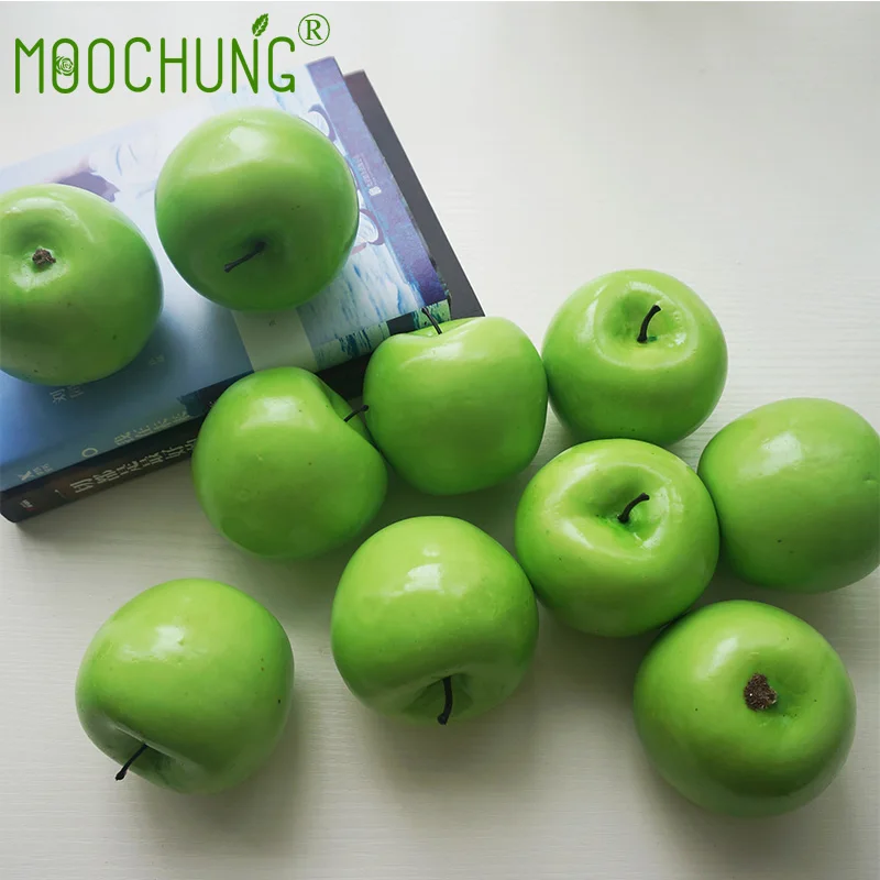 MOOCHUNG Fake Green Apples Artificial Plastic Apple kitchen Decorations Party Home Wedding Decor Teaching Toys 8.5*8CM
MOOCHUNG Fake Green Apples Artificial Plastic Apple kitchen Decorations Party Home Wedding Decor Teaching Toys 8.5*8CM