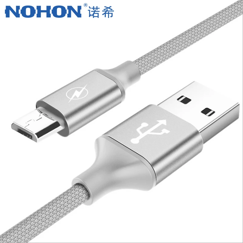 NOHON кабель для зарядки и синхронизации данных samsung S6 S7 Note 4 5 Micro USB зарядный шнур Xiaomi