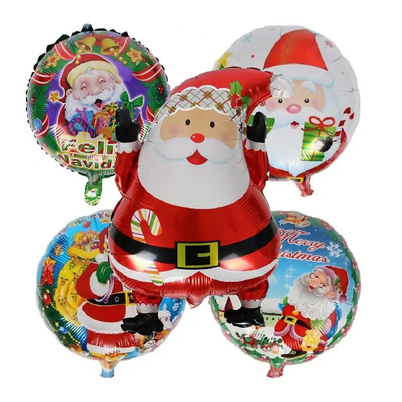 5pcs/set Christmas Santa Claus Foil Ballons Cartoon Merry Christmas Party Decoration Classic Christmas Balloon Kid Toys Supplies
5pcs/set Christmas Santa Claus Foil Ballons Cartoon Merry Christmas Party Decoration Classic Christmas Balloon Kid Toys Supplies