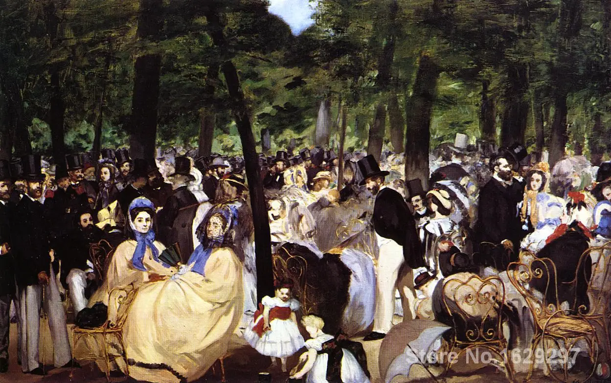 Music in the Tuileries Garden Edouard Manet painting for sale Hand painted High quality
Music in the Tuileries Garden Edouard Manet painting for sale Hand painted High quality