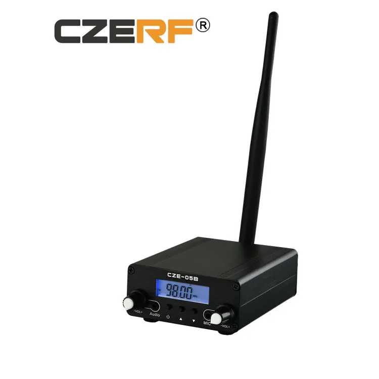 

CZE-05B 0.5w 76-108MHz wireless fm transmitter mini audio amplifier with Rubber antenna kits