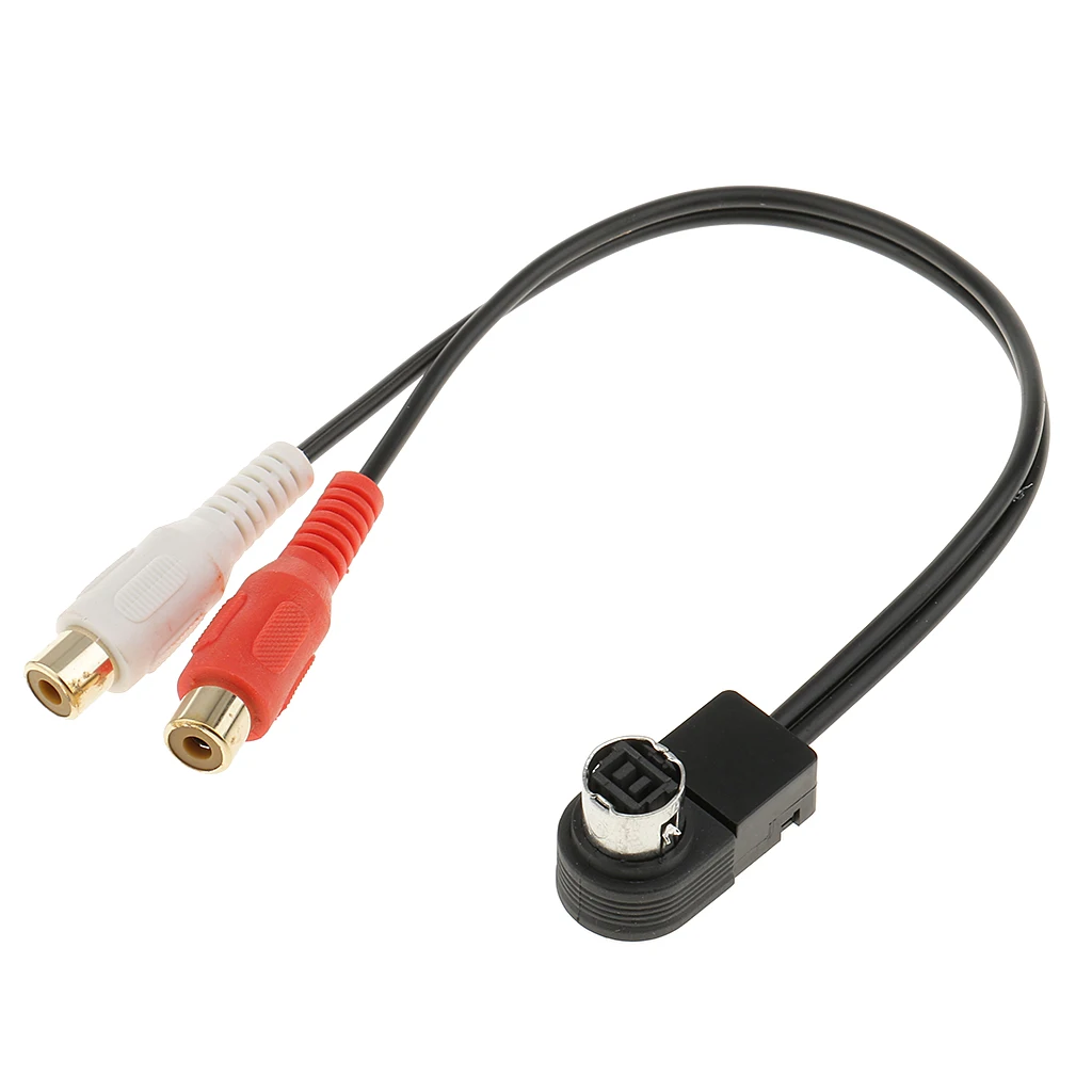 

Car Accessory Aux Input Cable For ALPINE KCA-121B AI-NET RCA Auxiliary Cord Connect an auxiliray audio source