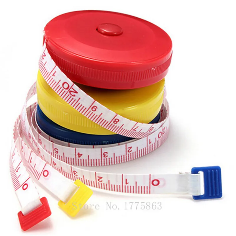 60 inch New Retractable Ruler Tape Measure Sewing Cloth Dieting Tailor 1.5M Random Color AA7541
60 inch New Retractable Ruler Tape Measure Sewing Cloth Dieting Tailor 1.5M Random Color AA7541