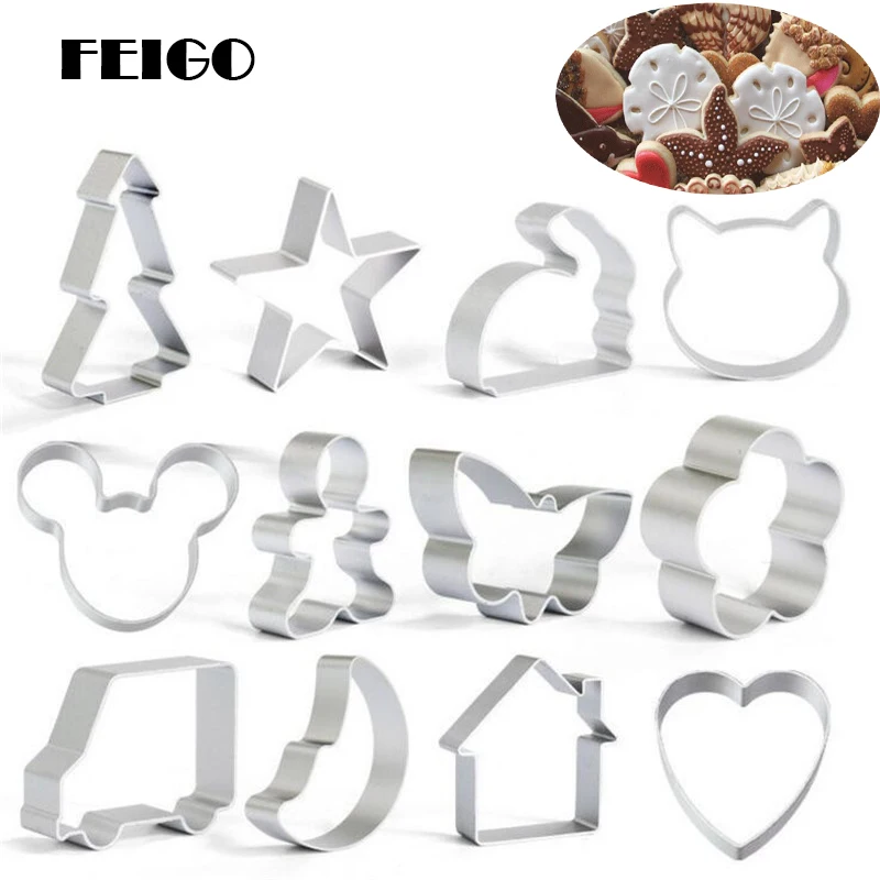 FEIGO 25 Styles Cookie Mould Aluminum Biscuit Press Icing Stamp Mold Dessert Tools Christmas Cookie Tools Kitchen Gadgets F242
FEIGO 25 Styles Cookie Mould Aluminum Biscuit Press Icing Stamp Mold Dessert Tools Christmas Cookie Tools Kitchen Gadgets F242