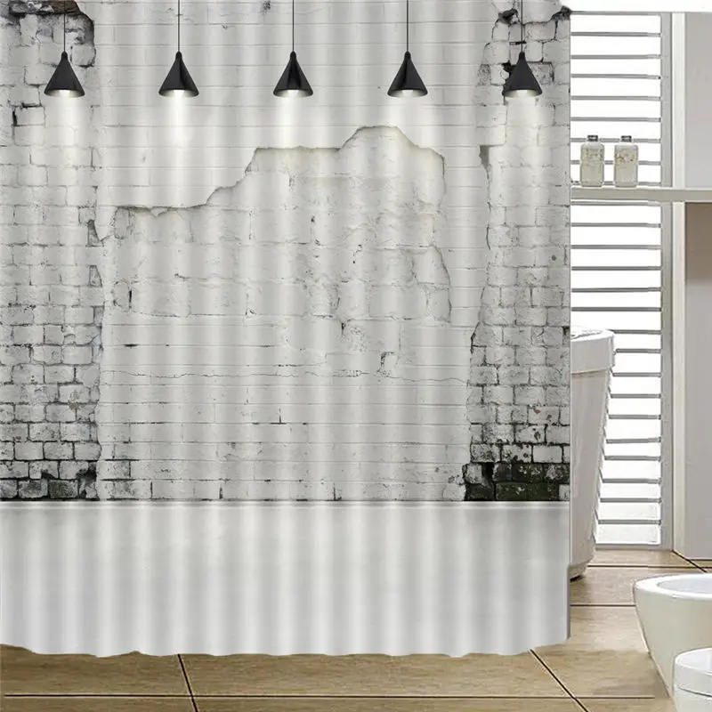 Wall Door Waterproof Shower Curtains Bathroom Creative Polyester Bath Curtain bathroom curtain
Wall Door Waterproof Shower Curtains Bathroom Creative Polyester Bath Curtain bathroom curtain