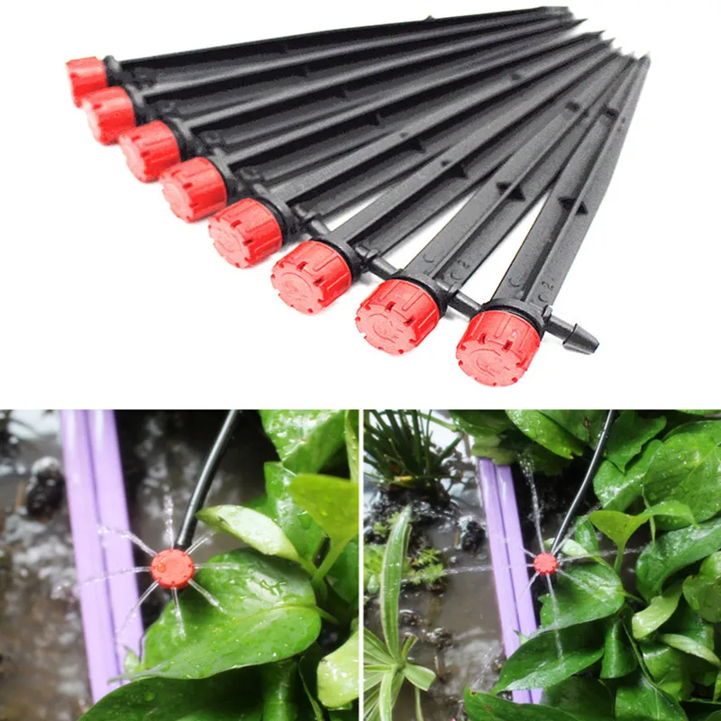100PCS Adjustable Water 8 Hole Dripper Fruit Free Sprinkler For 4/7mm Microtube Dripper On Stake Garden Irrigation
100PCS Adjustable Water 8 Hole Dripper Fruit Free Sprinkler For 4/7mm Microtube Dripper On Stake Garden Irrigation