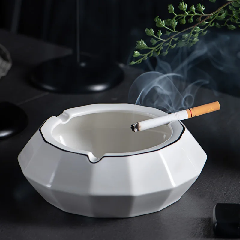 Simple and chic and convenient portable ceramics ashtray home office car cigar available gray trough
Simple and chic and convenient portable ceramics ashtray home office car cigar available gray trough
