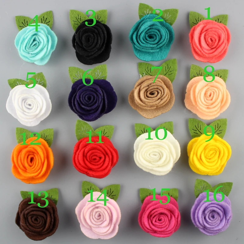 100pcs Non woven fabric flowers with green leave stain rosettle rose without clip girl Hair Accessories
100pcs Non woven fabric flowers with green leave stain rosettle rose without clip girl Hair Accessories