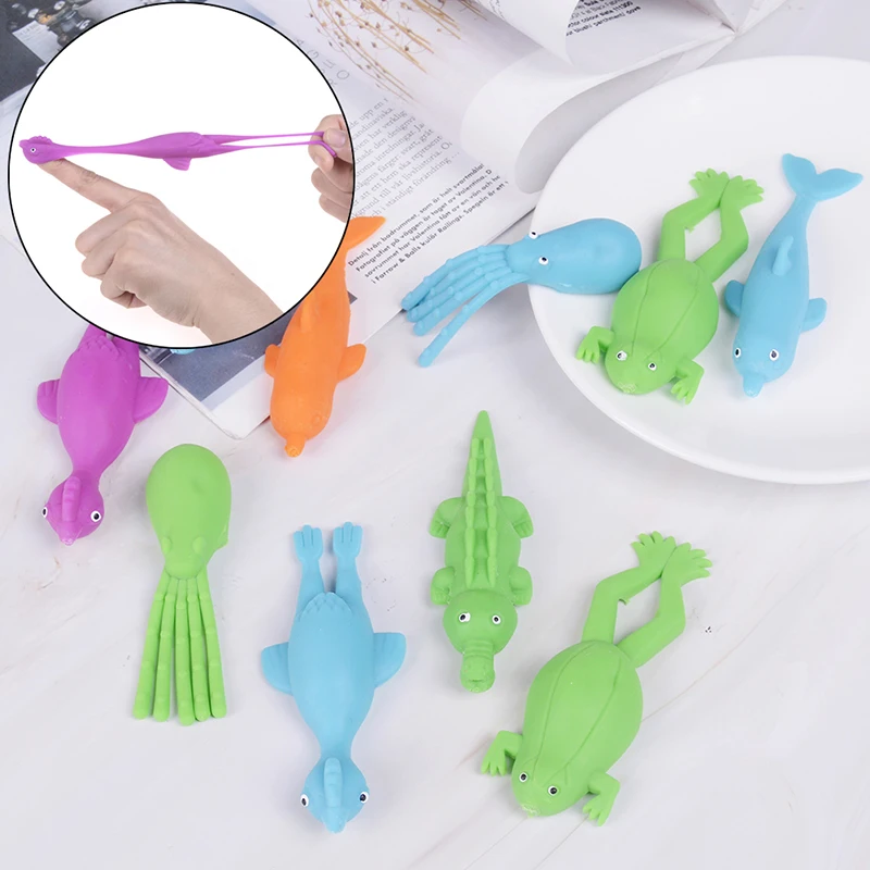 1pc Finger Projectile Slingshot Cartoon Friendly Non-Toxic Toy Marine Animals Series Ejection Catapult Environmentally
1pc Finger Projectile Slingshot Cartoon Friendly Non-Toxic Toy Marine Animals Series Ejection Catapult Environmentally