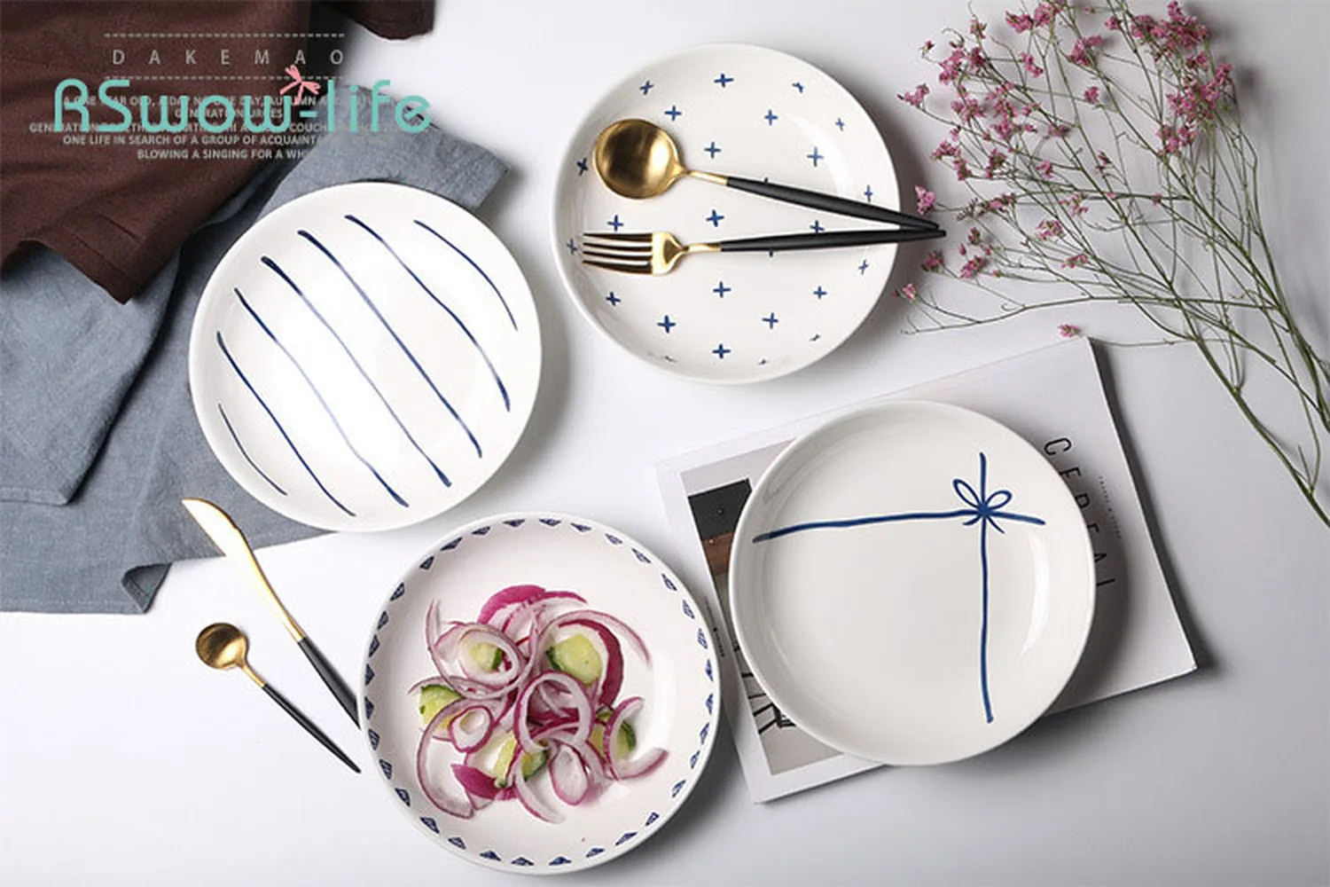 Ceramics Simple On The Plate Hotel Western Dishes Home Creative Fruit Plate Gift Dishes Tableware For Kitchen Serving Dishes
Ceramics Simple On The Plate Hotel Western Dishes Home Creative Fruit Plate Gift Dishes Tableware For Kitchen Serving Dishes