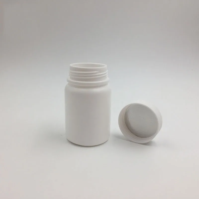 50pcs/lot 60ml White Empty HDPE Round Pill Bottle 60cc Capsules Container with Screw Caps for medical packaging
50pcs/lot 60ml White Empty HDPE Round Pill Bottle 60cc Capsules Container with Screw Caps for medical packaging