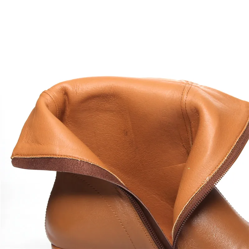 MEMUNIA 2020 new arrival genuine leather shoes women ankle boots zipper square heels autumn boots female casual shoes black
MEMUNIA 2020 new arrival genuine leather shoes women ankle boots zipper square heels autumn boots female casual shoes black