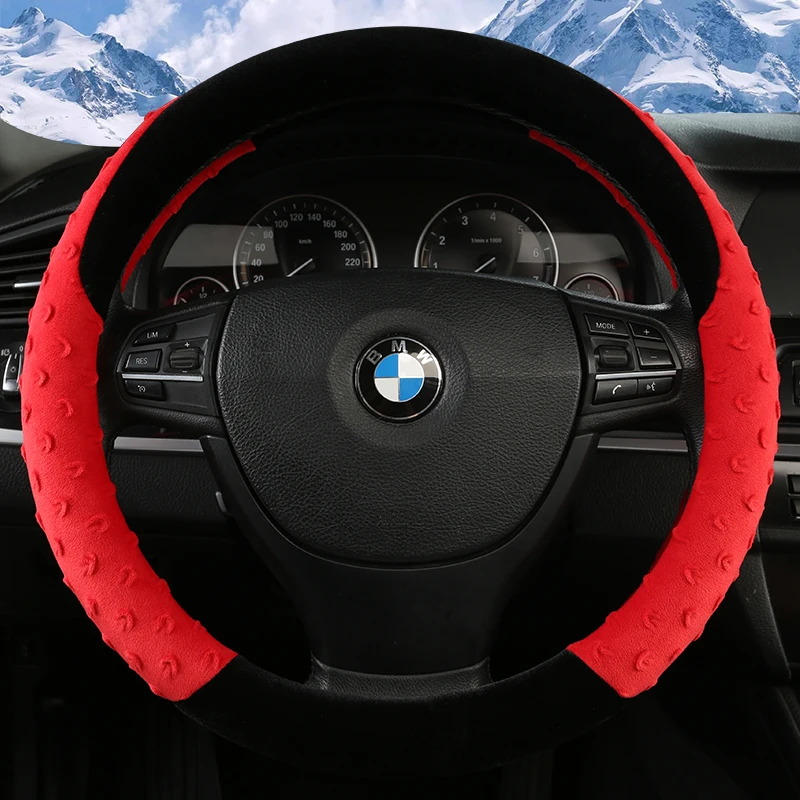 KKYSYELVA Winter Plush Car steering wheel cover Interior Accessories Auto Steering-wheel Covers Steering wheels Car Styling
KKYSYELVA Winter Plush Car steering wheel cover Interior Accessories Auto Steering-wheel Covers Steering wheels Car Styling