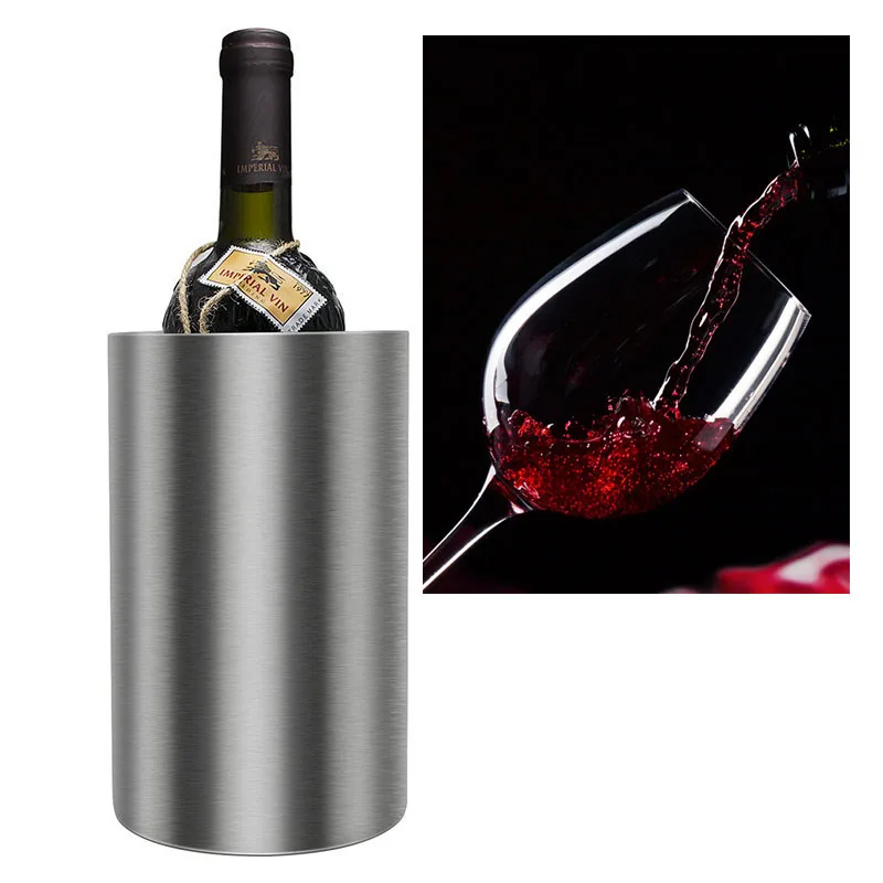 1.6L Ice Cube Maker Champagne Keg Double Wall Food Grade 304 Stainless Steel Red Wine Coolers&chillers Ice Genie Bucket
1.6L Ice Cube Maker Champagne Keg Double Wall Food Grade 304 Stainless Steel Red Wine Coolers&chillers Ice Genie Bucket