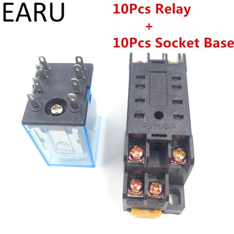 10 комплектов релейных катушек MY2P HH52P MY2NJ общий DPDT микро мини электромагнитный релейный переключатель с цоколем AC 110 В 220 В DC 12 В 24 В
10 комплектов релейных катушек MY2P HH52P MY2NJ общий DPDT микро мини электромагнитный релейный переключатель с цоколем AC 110 В 220 В DC 12 В 24 В
