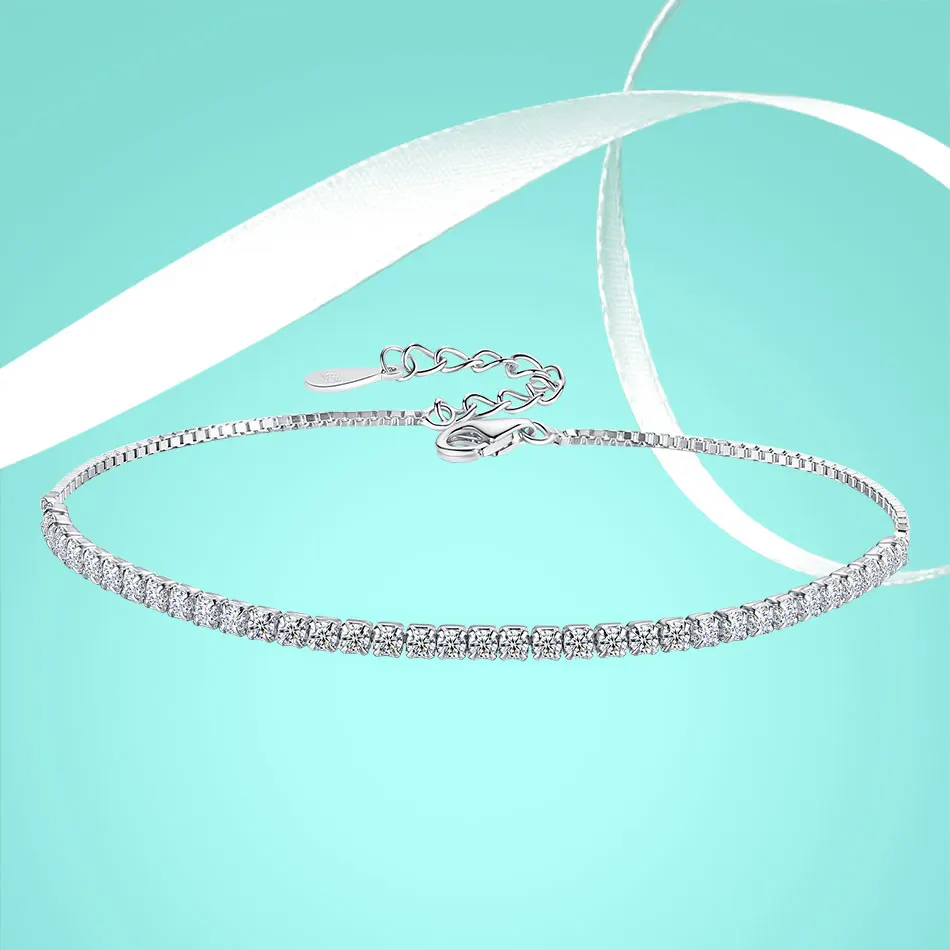 ELESHE 925 Sterling Silver Bracelet & Bangles Fashion Jewelry Zircon Crystal CZ Tennis Bracelets For Women Party Wedding Bijoux
ELESHE 925 Sterling Silver Bracelet & Bangles Fashion Jewelry Zircon Crystal CZ Tennis Bracelets For Women Party Wedding Bijoux