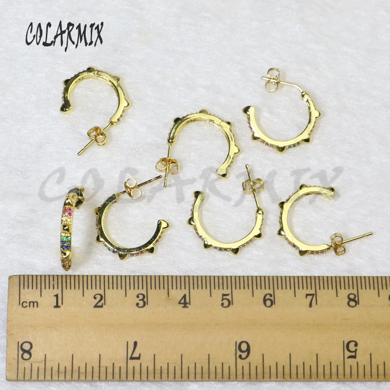 10 pairs Bamboo node earrings Rainbow zircon earrings crystal jewelry stud for women jewelry gift crystal stud earring 5658
10 pairs Bamboo node earrings Rainbow zircon earrings crystal jewelry stud for women jewelry gift crystal stud earring 5658