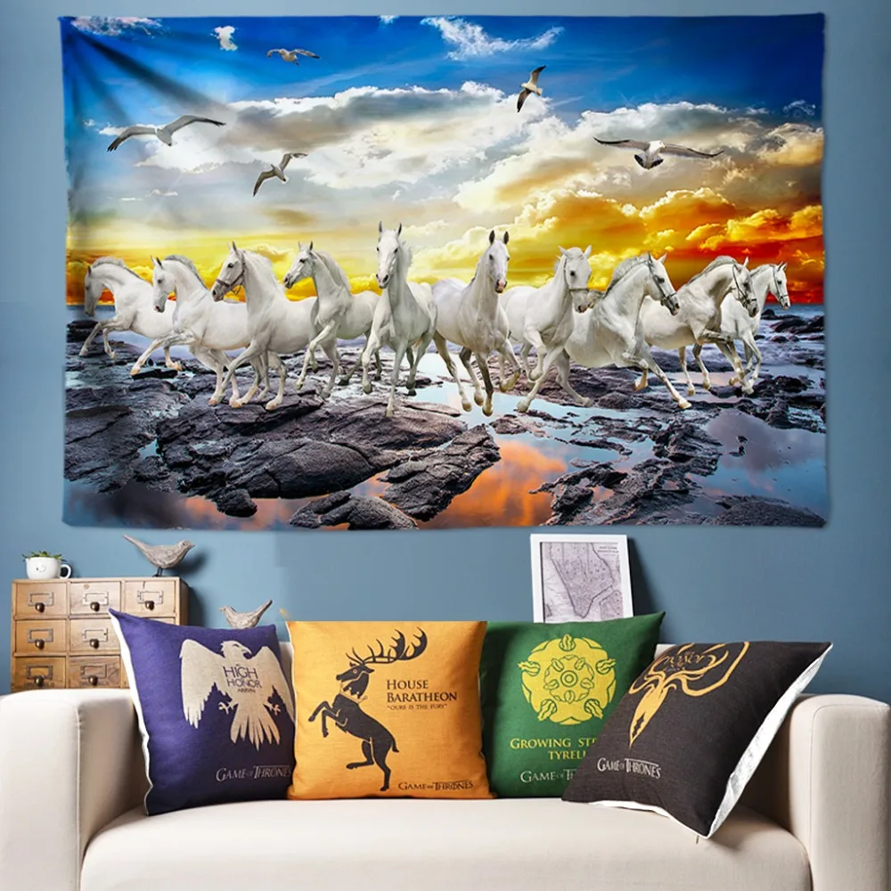 Galloping Horse Decoration Wall Tapestry Large Wall Hanging Boho Fabric Wall Rug Bed Sheets Beach Throw Yoga Shawl 200x300cm
Galloping Horse Decoration Wall Tapestry Large Wall Hanging Boho Fabric Wall Rug Bed Sheets Beach Throw Yoga Shawl 200x300cm