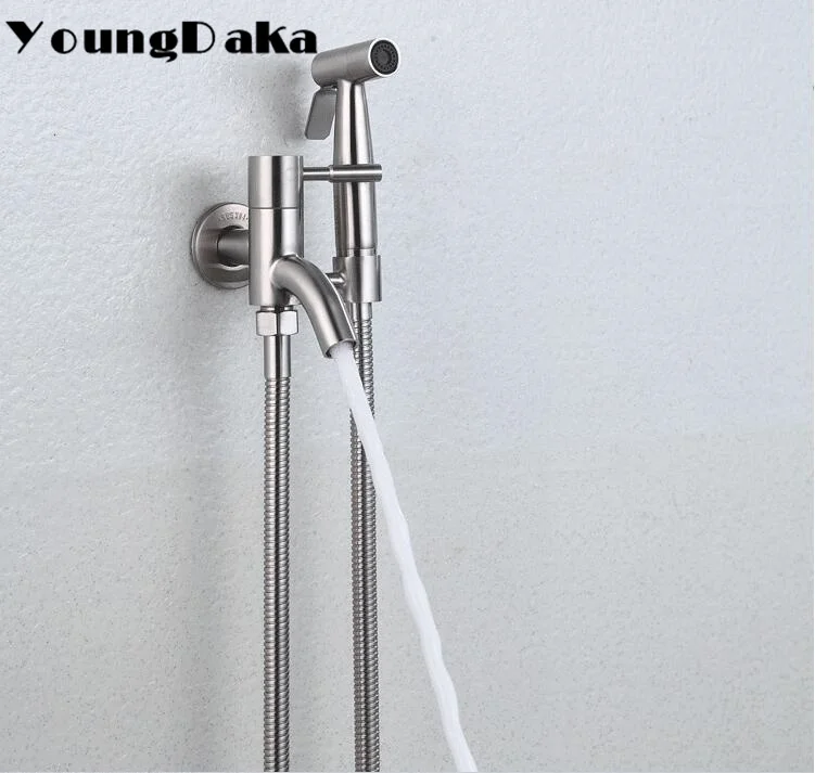 2017 New Arrival 304 Stainless Steel Handheld Bidet Spray Healthy Shower Set /Toilet Bidet Faucet Brushed Finish Douche Tap
2017 New Arrival 304 Stainless Steel Handheld Bidet Spray Healthy Shower Set /Toilet Bidet Faucet Brushed Finish Douche Tap