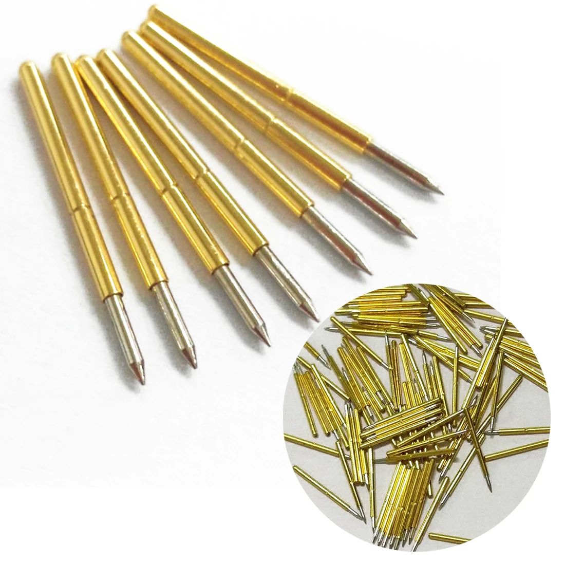 Hot 100pcs Spring Test Probe Pogo Pin P75-B1 Dia 1.02mm 100g Cusp Spear Gold Plated For Test Tools
Hot 100pcs Spring Test Probe Pogo Pin P75-B1 Dia 1.02mm 100g Cusp Spear Gold Plated For Test Tools