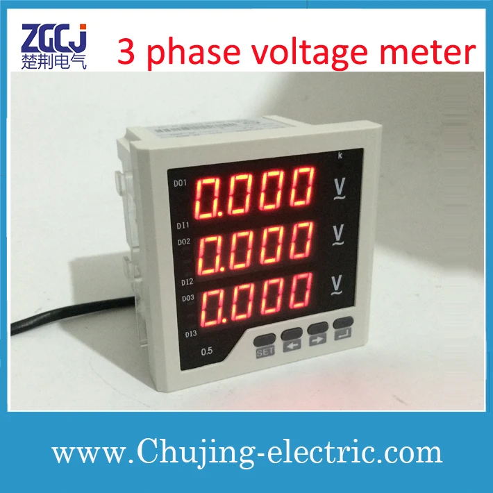 Free shipping !!! digital voltage panel meter AC/DC 85-265V supply voltage measure 0-450V AC 3 phase digital voltage meter
Free shipping !!! digital voltage panel meter AC/DC 85-265V supply voltage measure 0-450V AC 3 phase digital voltage meter