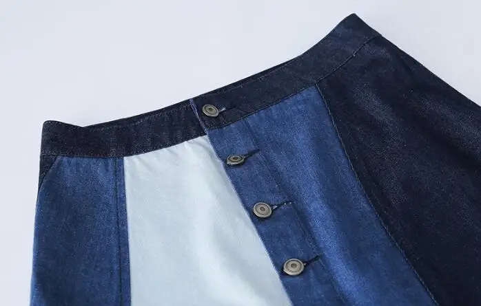 Cultiseed Women Summer Skirt Female Color Patchwork Plus Size Denim Jean Skirt Women Single Breasted Office Work Skirts Clothing
Cultiseed Women Summer Skirt Female Color Patchwork Plus Size Denim Jean Skirt Women Single Breasted Office Work Skirts Clothing