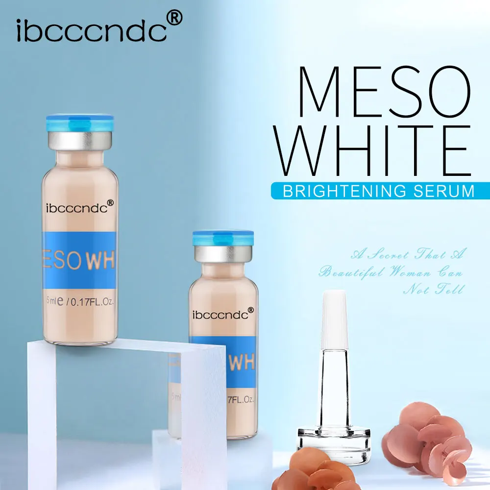 

10pcs/set 5ml BB Skin Cream Korean Makeup Meso White Brightening Serum Natural Skin Whiteing Concealer Make Up Foundation