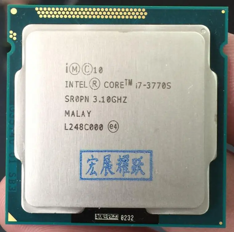 Процессор Intel Core i7 3770S процессор 65 Вт LGA 1155 для ПК компьютера настольного