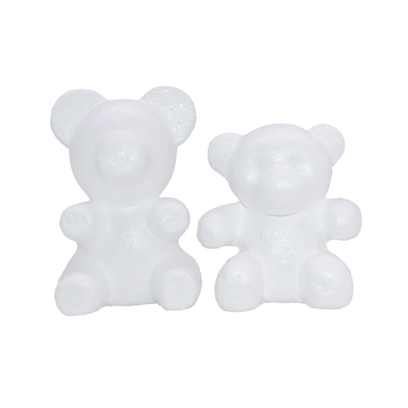 15/20cm Polystyrene Styrofoam White Foam Bear Mold Artificial Flower Head Rose Teddy Valentine's Day Gifts Party Wedding Supplie
15/20cm Polystyrene Styrofoam White Foam Bear Mold Artificial Flower Head Rose Teddy Valentine's Day Gifts Party Wedding Supplie