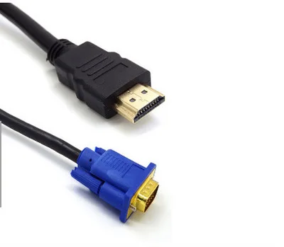 300pcs 1.5M HDMI Male to SVGA VGA M Converter A/V Cable Lead free shipping | Электроника