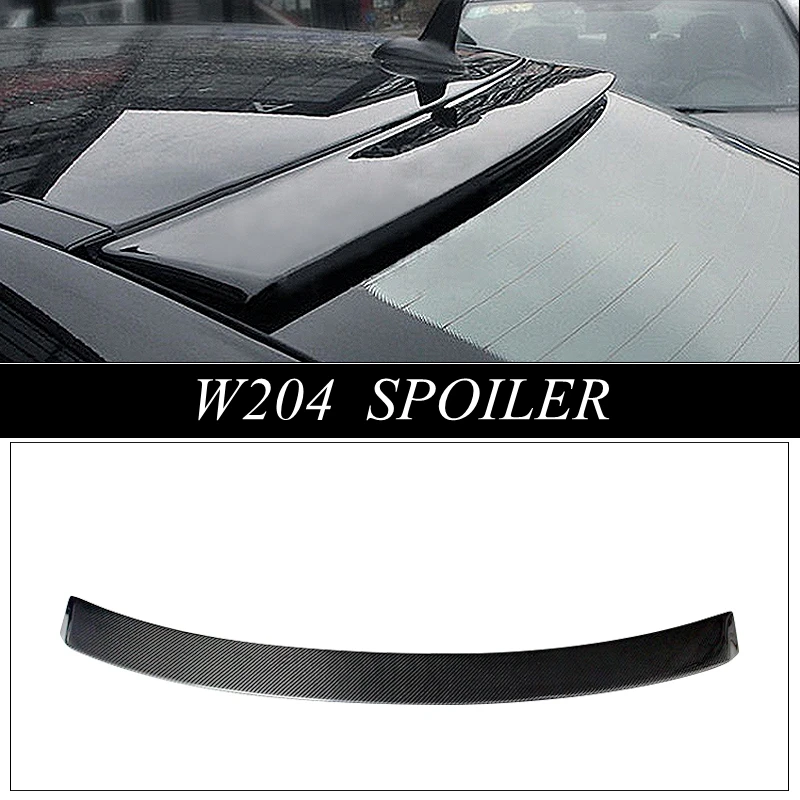 Спойлер из углеродного волокна для Mercedes Benz C Class W204 C180 C200 C300 C260 2007 2014|Спойлеры и